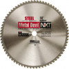 M.K. MORSE Wet & Dry Cut Saw Blade: 14" Dia, 1" Arbor Hole, 0.095" Kerf Width, 66 Teeth Solid Carbide Teeth, Use on Steel, Round Arbor 102841 - 19703545