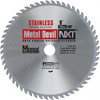 M.K. MORSE Wet & Dry Cut Saw Blade: 9" Dia, 1" Arbor Hole, 0.071" Kerf Width, 56 Teeth Solid Carbide Teeth, Use on Stainless Steel, Round Arbor 102742 - 19703438