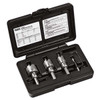 Klein Tools Industrial Hole Saw Kit: 4 Pc, 7/8 to 1-3/8" Dia Steel, Includes Case 31872 - 80881881