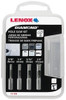Lenox General Purpose Hole Saw Kit: 4 Pc, 3/16 to 3/8" Dia Diamond Grit, Includes 3/16, 1/4, 5/16 & 3/8 12158DGDS4A - 57224792
