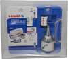 Lenox Plumber's's Hole Saw Kit: 7 Pc, 1-1/4 to 2-1/2" Dia Bi-Metal, Includes 1-1/4, 1-3/8, 1-1/2, 2, 2-1/2 & 2L & 5L Snap-Back Arbors 1815195 - 57224784