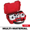 Milwaukee Tool Hole Saw Kits, Minimum Saw Diameter (Decimal Inch): 3/4, Maximum Saw Diameter (Decimal Inch): 2-1/2, Number of Hole Saws: 9, Maximum Cutting Depth: 1.625in, Cutting Edge Style: Toothed, Material: High-Speed Steel 49-22-4025 - 59913202