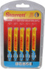 Starrett Jigsaw Blade: Bi-Metal, 32 TPI, 0.04" Blade Thickness, 5/16" Blade Width U-Shank, Toothed Cutting Edge 68731 - 77010189