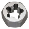 Titan USA Hex Rethreading Die: M20 x 2.50 Thread, Right Hand, 1-13/16" Hex, Carbon Steel TE80617 - 33138074