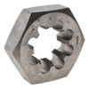 Value Collection Hex Rethreading Die: 1-5/8-8, 1" Thick, Right Hand, Carbon Steel 365-1405 - 03950300