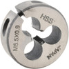 Value Collection Round Die: M5.5x0.9, 1" OD, High Speed Steel Adjustable, Right Hand Thread 82262000 - 03862000