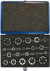 Greenfield Threading 1/4-20 to 1-14 UNC, UNF, UNS, Hex Die Set Carbon Steel, 20 Piece Set, Comes with Metal Case 403595 - 33164500