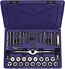 IRWIN Tap & Die Set: #4-40 to 1/2-20 Taps, #4-40 to 1/2-20 Dies Carbon Steel, Bright Finish, Hex Dies, 40 Pc 1835091 - 55232987