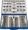 Value Collection Tap & Die Set: #4-40 to 3/4-16 Taps, Metric Coarse, Metric Fine, NPT, UNC & UNF Carbon Steel, Round Dies, Adjustable, 110 Pc CCT1570 - 03959137