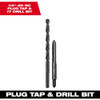 Milwaukee Tool Tap & Drill Sets, Maximum Drill Size (Wire): #7, Minimum Drill Size (Wire): #7, Tap Type: Standard Hand, Tap Coating/Finish: Oxide, Tap Material: High Carbon Steel, Drill Material: High Carbon Steel 49-57-5534 - 71092316