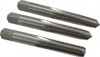 Cleveland Twist Drill Tap Set: 3/8-16 UNC, 4 Flute, Bottoming Plug & Taper, High Speed Steel, Bright Finish 2.938" OAL, Right Hand, 3 Pc C54587 - 40204927