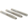Hertel Tap Set: Metric Coarse, 4 Flute, High Speed Steel, Bright Finish 2-15/16" OAL, 6H Class of Fit, 3 Pc K029512AS - 02385706