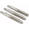 Made in USA Tap Set: M10 x 1.25 Metric Fine, 4 Flute, Bottoming Plug & Taper, High Speed Steel, Bright Finish 2-15/16" OAL, Right Hand, 3 Pc 20428 - 45647807