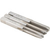 Value Collection Tap Set: Metric Coarse, 4 Flute, High Speed Steel, Bright Finish 2-15/16" OAL, Right Hand, 3 Pc JY9036583 - 09036583