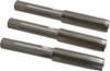 Value Collection Tap Set: Metric Fine, 4 Flute, High Speed Steel, Bright Finish 3-3/8" OAL, Right Hand, 3 Pc JY9036369 - 09036369