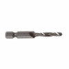 Greenlee Combination Drill Tap: #10-24, 2B, 2 Flutes, High Speed Steel 1/8" Drill, 1/2" Thread Length, 2-1/4" OAL DTAP 10-24 - 04030367