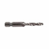 Greenlee Combination Drill Tap: #10-32, 2B, 2 Flutes, High Speed Steel 1/8" Drill, 1/2" Thread Length, 2-1/4" OAL DTAP 10-32 - 04030375