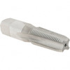 Regal Cutting Tools British Standard Pipe Tap: 1/4-19 BSPT, Plug Chamfer, 4 Flutes High Speed Steel, Bright Finish 015732AS - 58855305