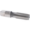 Value Collection British Standard Pipe Tap: 1/4-19 G(BSP), Plug Chamfer, 4 Flutes High Speed Steel, Bright Finish JY79772596 - 79772596
