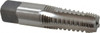 Cleveland Twist Drill 1/4-18 NPTF, 4 Flutes, Bright Finish, HSS, Interrupted Thread Pipe Tap 2-7/16 Inch Overall Length, 9/16 Inch Shank Diameter, 1-1/16 Inch Thread Length, 0.42 Inch Square Size, Regular Hook, Plug Chamfer C64109 - 40232688