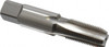 Cleveland Twist Drill Standard Pipe Tap: 1/8-27, NPS, 4 Flutes, High Speed Steel, Bright/Uncoated 3/4" Thread Length, 2-1/8" OAL C64116 - 40231326