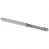 OSG M3x0.50 Metric, 3 Flute, 50° Helix, Semi-Bottoming Chamfer, Bright Finish, High Speed Steel Spiral Flute STI Tap Right Hand Flute, 2-1/8" OAL, 0.141" Shank Diam, 3/4" Thread Length, 6H Class of Fit, Series S109 10900300 - 48905889