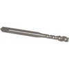 Balax Spiral Flute Tap: M5x0.80 Metric Coarse, 3 Flutes, Modified Bottoming, 4H Class of Fit, Powdered Metal, Bright/Uncoated 0.64" Thread Length, 2-3/8" OAL, Right Hand Thread, D4, Series BX200 43044-010 - 32052037