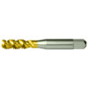 Cleveland Twist Drill Spiral Flute Tap: #6-32, UNC, 2 Flute, Bottoming, 2B Class of Fit, High Speed Steel, TiN Finish 0.38" Thread Length, 2" OAL, Right Hand Flute, Right Hand Thread, H3, Series 1094TN C55570 - 57213258