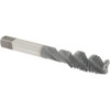 OSG Spiral Flute Tap: 1/2-13 UNC, 3 Flutes, Plug, 3B Class of Fit, High Speed Steel, elektraLUBE Coated 3-3/8" OAL, Right Hand Thread, H3, Series 107 1432002 - 65020430