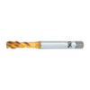 OSG Spiral Flute Tap: M14x1.50 Metric Fine, 3 Flutes, Modified Bottoming, 6H Class of Fit, Vanadium High Speed Steel, TIN Coated 100 mm OAL, Right Hand Thread 2392505 - 01559863