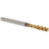 OSG Spiral Flute Tap: M5x0.80 Metric Coarse, 3 Flutes, Bottoming, 6H Class of Fit, High Speed Steel, TIN Coated 2-3/8" OAL, Right Hand Thread 2988205 - 04622254