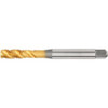 WIDIA Spiral Flute Tap: M10x1.5 Metric, 3 Flutes, Modified Bottoming, 6H Class of Fit, High Speed Steel, TiCN Coated 15 mm Thread Length, 100 mm OAL, Right Hand Thread, D6, Series VTSFT-TC 6172498 - 97347710
