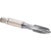 Accupro Spiral Point Tap: M10 x 1.5, Metric Coarse, 3 Flutes, Plug, 6H, Powdered Metal, TiCN Finish Right Hand, D6 31076-00C - 62490909