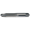 Cle-Line Spiral Point Tap: #10-24 UNC, 2 Flutes, Plug, 2B/3B Class of Fit, High Speed Steel, Bright Finish 7/8" Thread Length, 2-3/8" OAL, Right Hand, H3, Series 0411 C62155 - 02528024