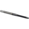 Cleveland Twist Drill Spiral Point Tap: #8-32, UNF, 2 Flutes, Plug, 2B, High Speed Steel, TiCN Finish 3/8" Thread Length, 2-1/8" OAL, Right Hand, H3, Series 1011TICN C55380 - 45729803