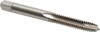 Cleveland Twist Drill Spiral Point Tap: 1/4-20, UNC, 2 Flutes, Plug, 2B, High Speed Steel, Bright Finish 5/8" Thread Length, 2-1/2" OAL, Right Hand, H5, Series 1011 C57132 - 40213928