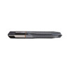Cleveland Twist Drill Spiral Point Tap: 1/4-28, UNF, 3 Flutes, Plug, 2B, High Speed Steel, TiCN Finish 5/8" Thread Length, 2-1/2" OAL, Right Hand, H2, Series 1011TICN C55387 - 45729928