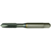 Greenfield Threading Spiral Point Tap: M6x1 Metric, 2 Flutes, Plug Chamfer, 6H Class of Fit, High-Speed Steel, TiCN Coated 1" Thread Length, 2-1/2" OAL, Right Hand, D5, Series SPGP-TC 330171 - 96908892