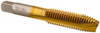 Hertel Spiral Point Tap: M14 x 2, Metric Coarse, 3 Flutes, Plug, High Speed Steel, TiN Finish 1-21/32" Thread Length, Right Hand, D3 K020315AS25 - 07681471
