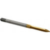 Kennametal Spiral Point Tap: #5-40, UNC, 2 Flutes, Plug, 2B/3B, High Speed Steel, TiN Finish 5/8" Thread Length, 1-15/16" OAL, Right Hand, H2 1544801 - 88113337