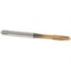 OSG Spiral Point Tap: M5x0.80 Metric Coarse, 3 Flutes, Plug, 6H Class of Fit, Vanadium High Speed Steel, TiN Coated 22 mm Thread Length, Right Hand, D4, Series 11115 1111500505 - 79330437