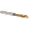 OSG Spiral Point Tap: M8x1.25 Metric Coarse, 3 Flutes, Plug, 6H Class of Fit, Vanadium High Speed Steel, TiN Coated 1-1/8" Thread Length, Right Hand, D5, Series 342 1751305 - 70865068
