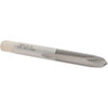 Value Collection Spiral Point Tap: M8x1.25 Metric Coarse, 2 Flutes, Plug, 6H Class of Fit, High Speed Steel, Bright Finish 1-1/8" Thread Length, Right Hand, D5, MSC-04997490 - 04997490