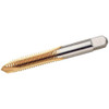 WIDIA Spiral Point Tap: 1/2-13 UNC, 3 Flutes, Plug Chamfer, 2B/3B Class of Fit, High-Speed Steel, TiN Coated 1-21/32" Thread Length, 3-3/8" OAL, Right Hand, H3, Series 2301 2746847 - 70746227