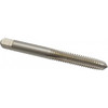 Cleveland Twist Drill 1/4-20 Plug RH H11 Bright High Speed Steel 4-Flute Straight Flute Hand Tap 2-1/2" OAL, 25.4mm Thread Length, 0.005" Oversize, UNC, Series 1002 C54464 - 40203929