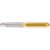 Dormer Pramet Straight Flute Tap: M5x0.8 Metric Coarse, 3 Flute, Bottoming Chamfer, 6H Class of Fit, HSS, TiN Finish 11.00 mm Thread Length, 58.00 mm OAL, Right Hand, Series E504 5976848 - 65683724