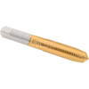 Hertel Straight Flute Tap: M10x1.50 Metric Coarse, 4 Flutes, Plug, 6H Class of Fit, High Speed Steel, Bright/Uncoated 2-15/16" OAL, Right Hand Thread, D6 K027757AS25 - 77429249