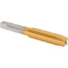 Hertel Straight Flute Tap: M12x1.75 Metric Coarse, 4 Flutes, Plug, 6H Class of Fit, High Speed Steel, Bright/Uncoated 3-3/8" OAL, Right Hand Thread, D6 K027765AS25 - 77429256
