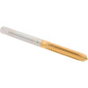 Hertel Straight Flute Tap: M5x0.80 Metric Coarse, 4 Flutes, Plug, 6H Class of Fit, High Speed Steel, TiN Coated 2-3/8" OAL, Right Hand Thread, D4 K027737AS25 - 77429215