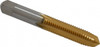Kennametal 3/8-16 Plug RH 3B H3 TiN High Speed Steel 4-Flute Straight Flute Hand Tap 2-15/16" OAL, 1-1/4" Thread Length, UNC 1544538 - 88103155